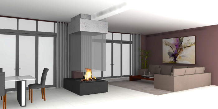 suspended fireplace design suspended fireplace design