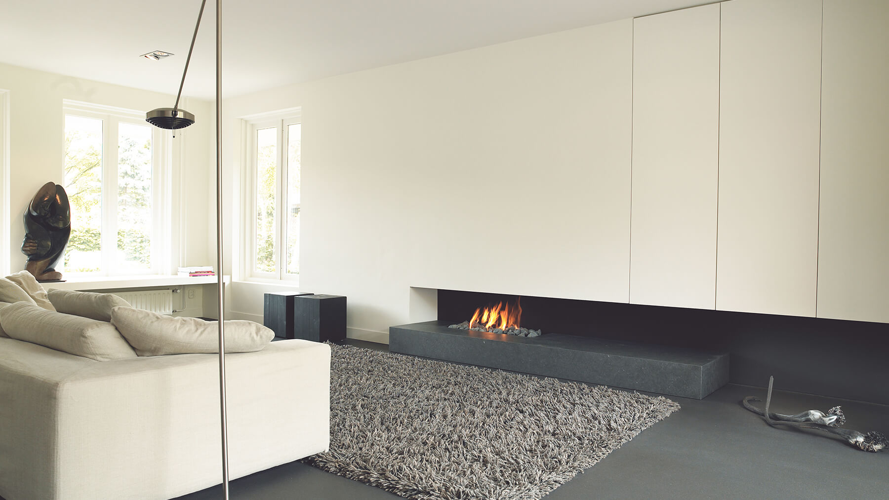 designer built in fire