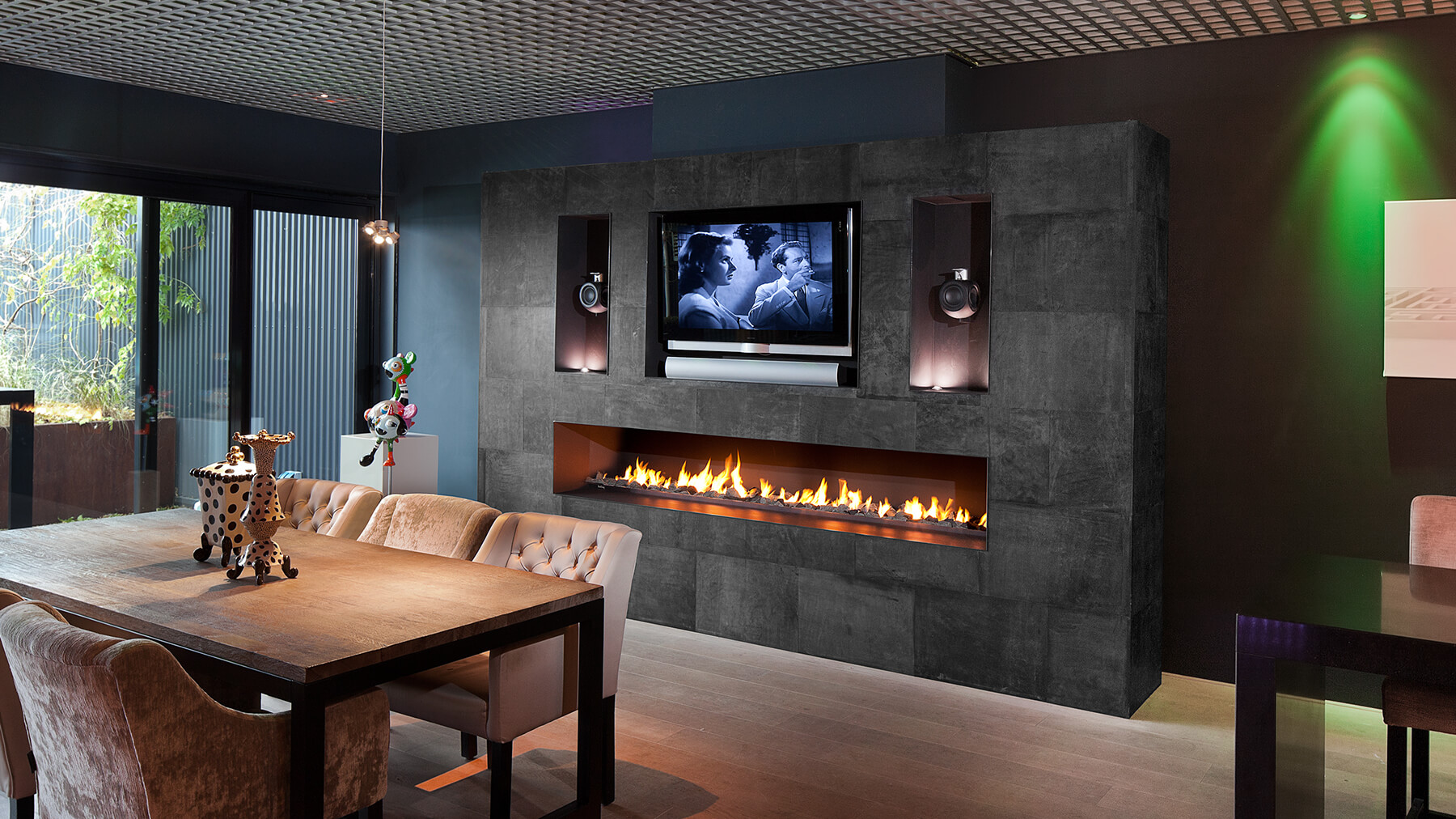 Custom-made Fireplace As Home Centrepiece