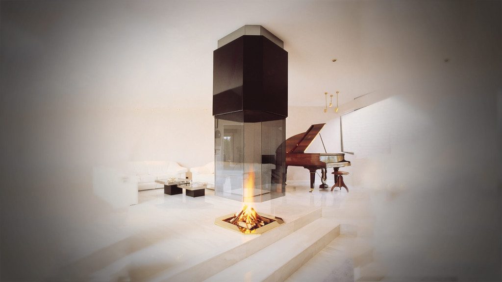 Suspended Fireplace