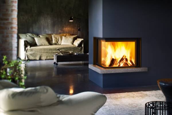 Open Corner Fireplace – Mriya.net