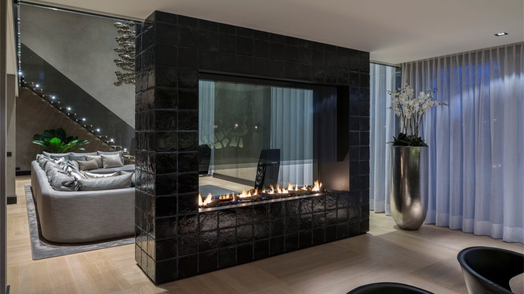 Fact 3 A Remote-Controlled Designer Fireplace