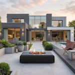 Steel Firepit Coffee table