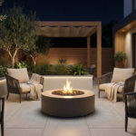 Gas Fire Coffee Table