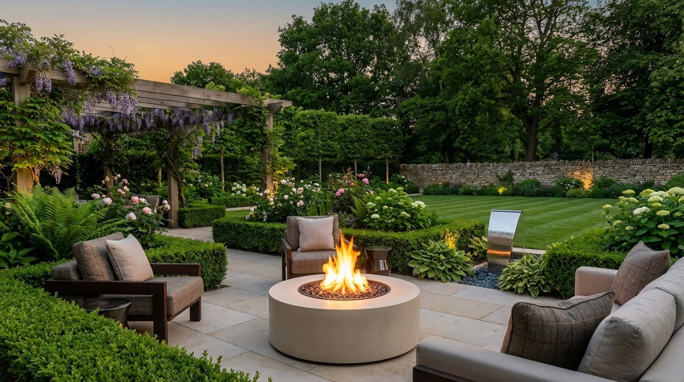 gas Fire Coffee Table