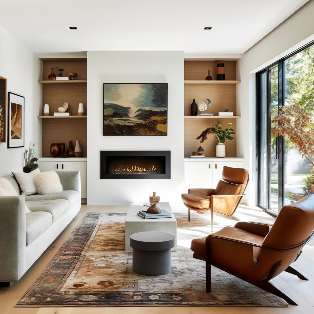Linear bioethanol hole in the wall fire