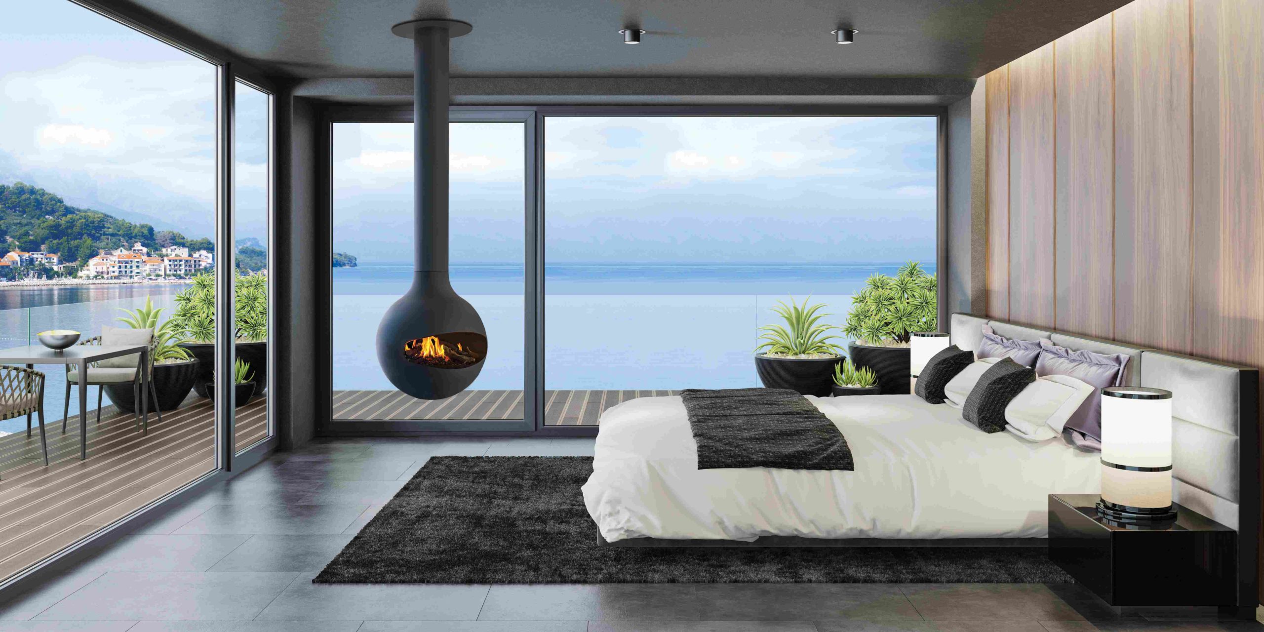 Bathysca Focus holographik fireplace