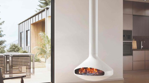 Central suspended, pivoting gas model