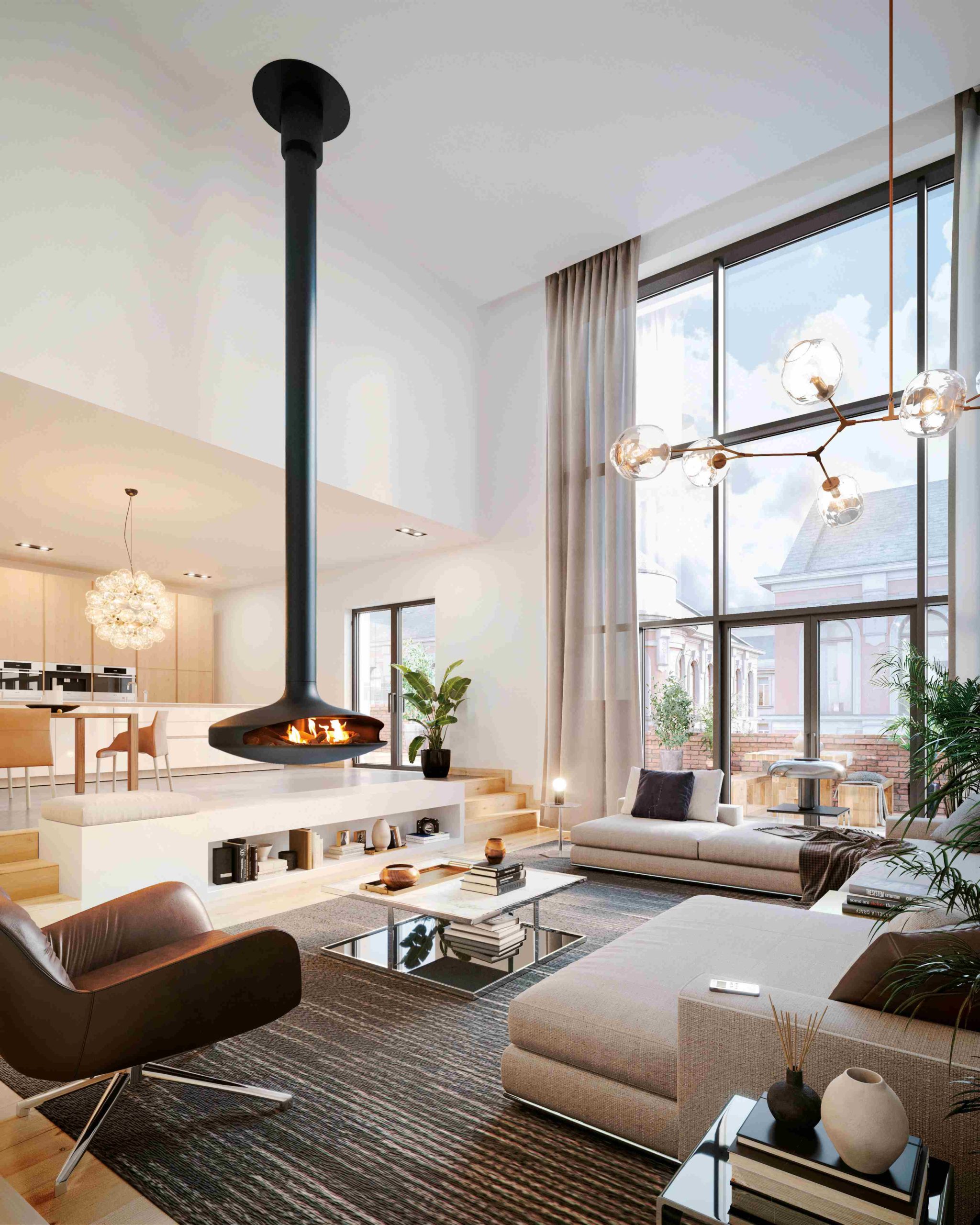 Gyro Focus Gas Fireplace