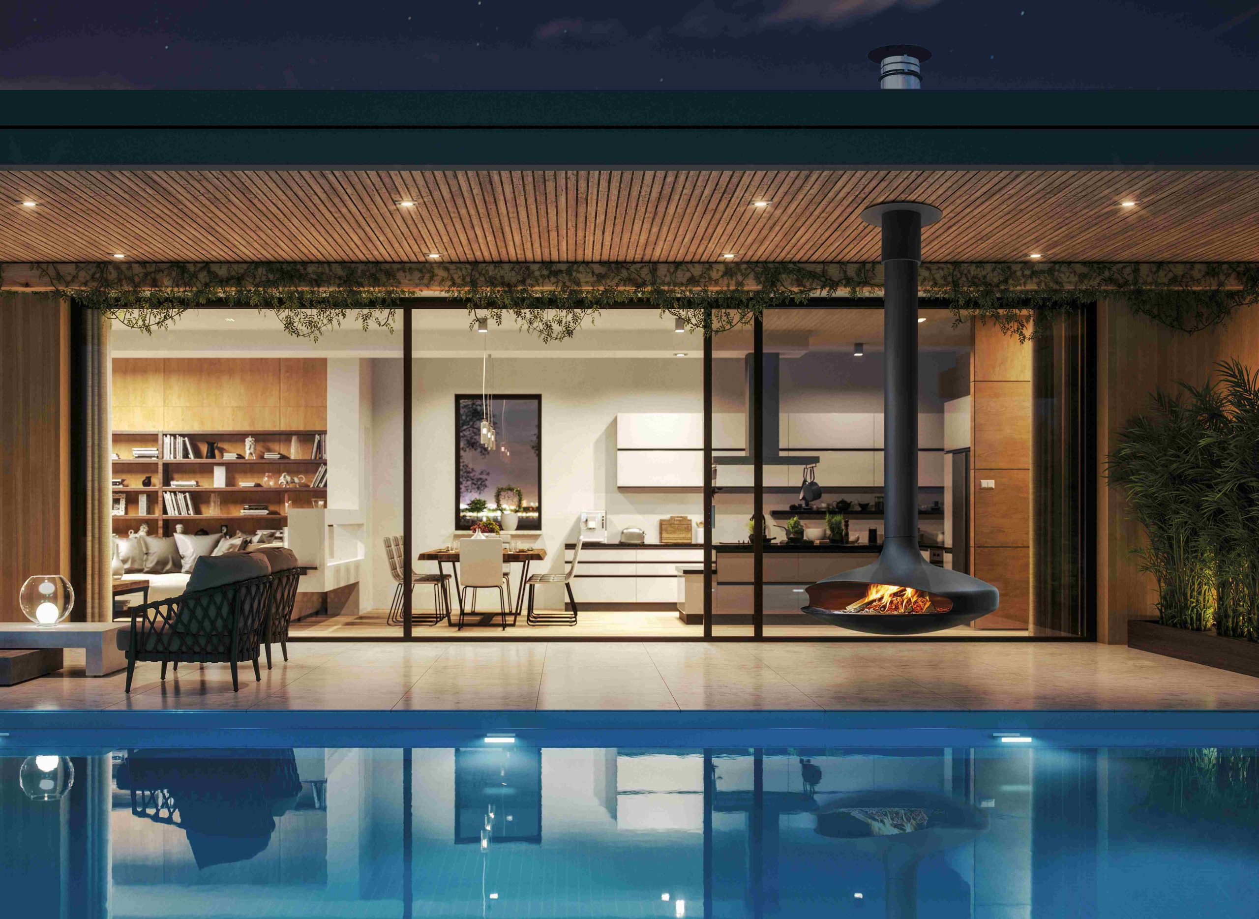 Gyro Focus Outdoor Wood Fire