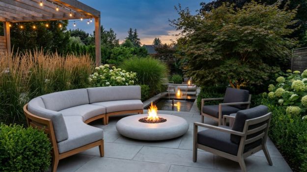 Pebble Outdoor firepit